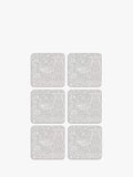 Morris & Co. Strawberry Thief Pure Morris Cork-Backed Coasters, Set of 6