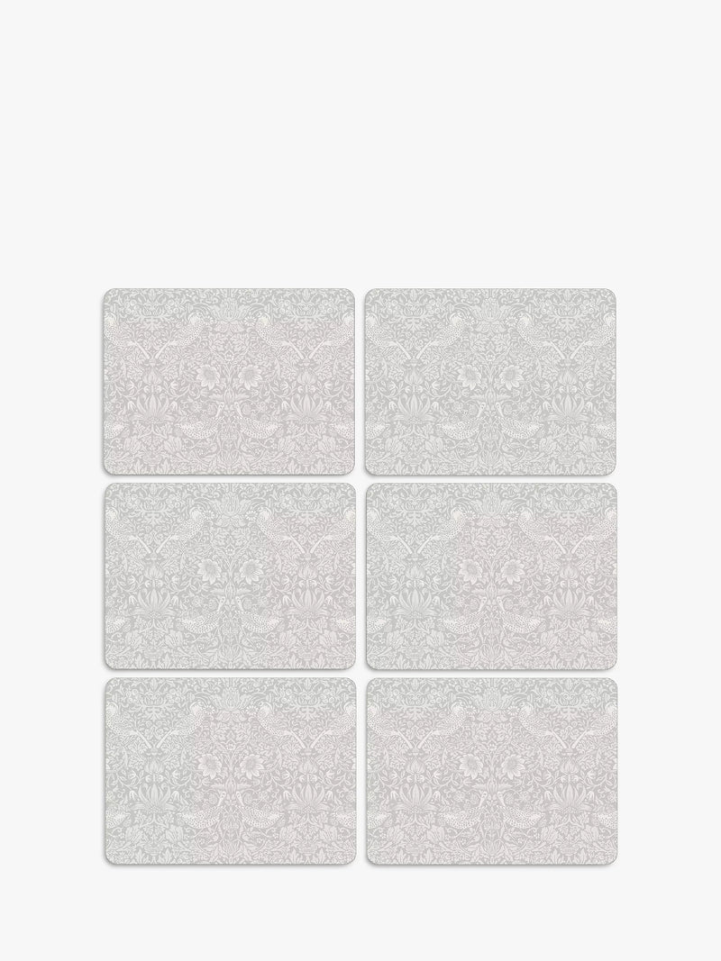 Morris & Co. Strawberry Thief placemats set of 6, UK version