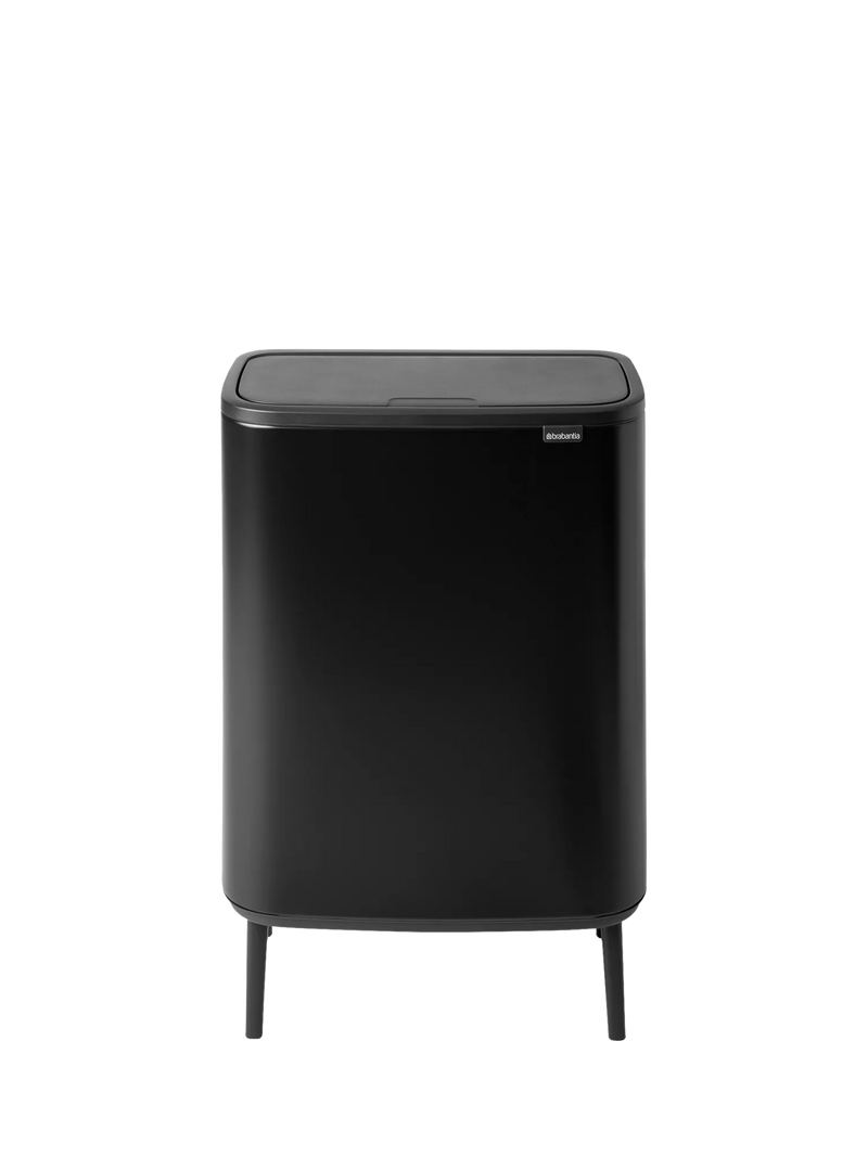 Brabantia Bo Hi Recycling Touch Bin, 2 x 30L - White