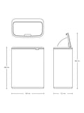 Brabantia Bo Pedal Bin 60L - British product