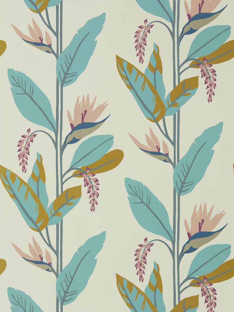 Harlequin Llenya bird of paradise design wallpaper, UK version