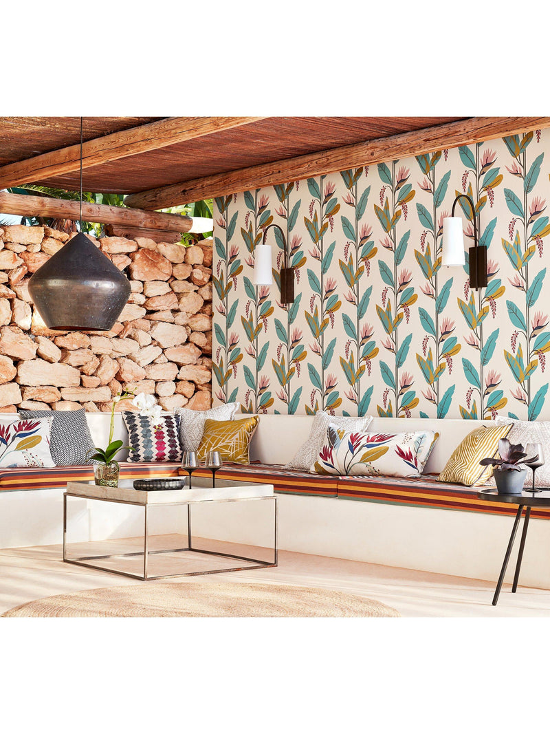 Harlequin Llenya bird of paradise design wallpaper, UK version