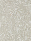 Harlequin Nirmala wallpaper featuring a zebra pattern, UK version