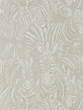 Harlequin Nirmala wallpaper featuring a zebra pattern, UK version
