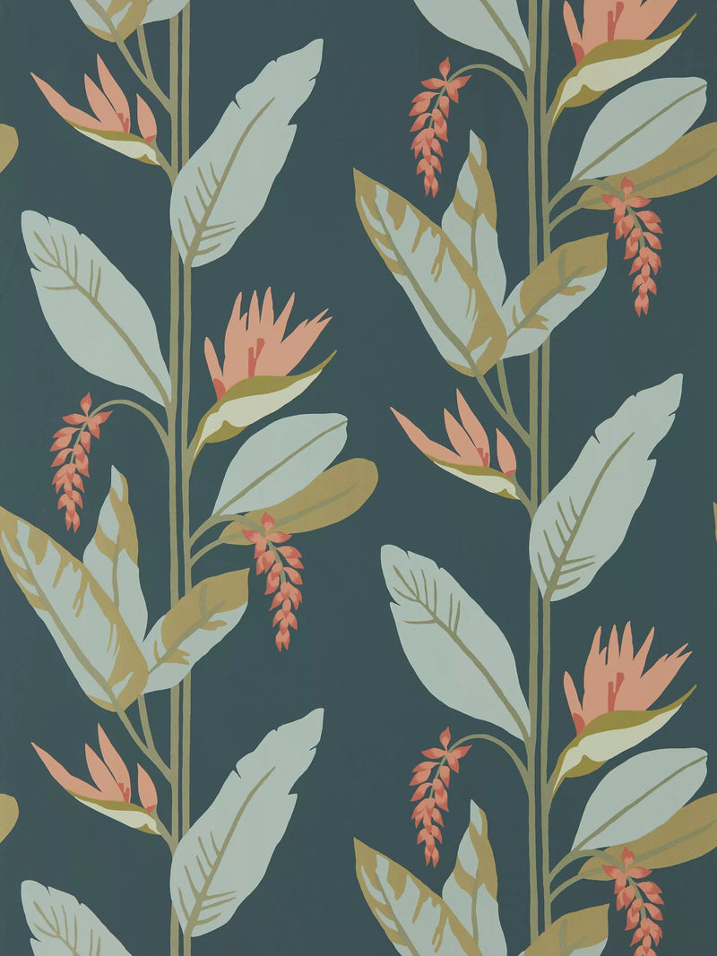 Harlequin Llenya bird of paradise design wallpaper, UK version