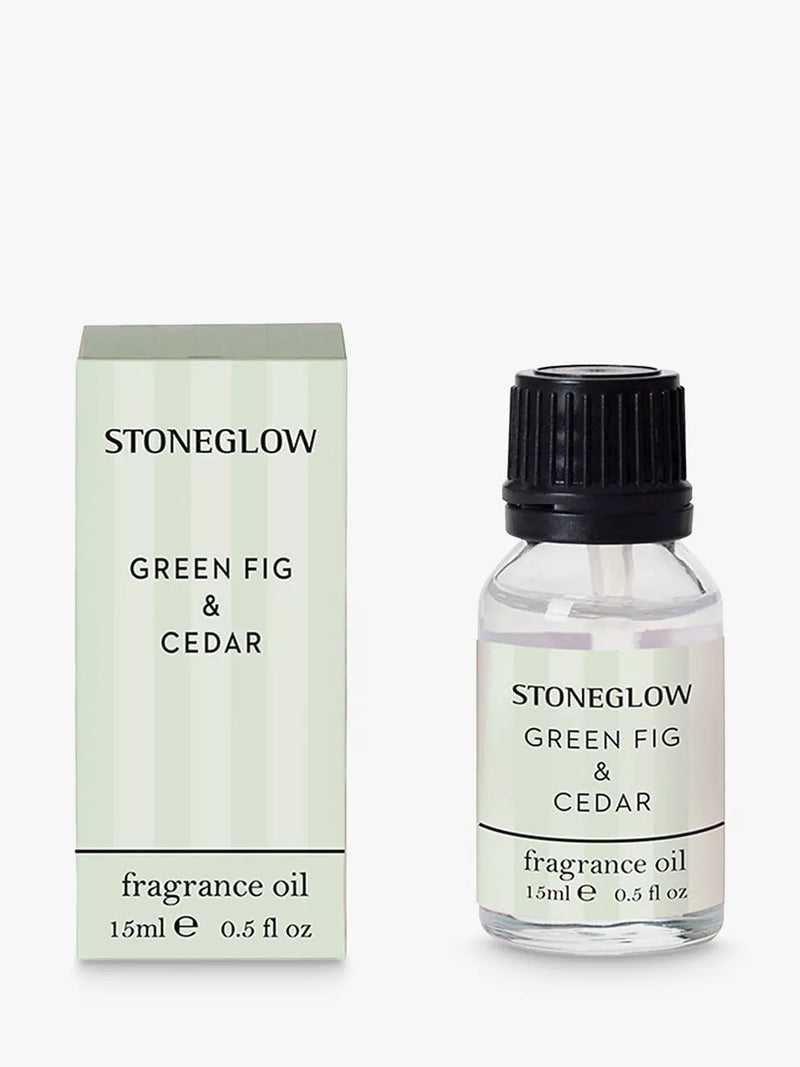 Stoneglow Green Fig & Cedar diffuser oil 15ml (British brand)