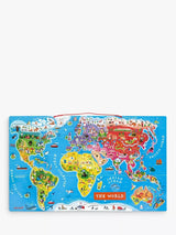 John Lewis Janod World Map Magnet Puzzle 92 Pieces- Buy online at McGrocer