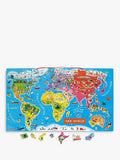 Janod world map magnet puzzle 92 pieces, UK version