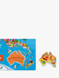 Janod world map magnet puzzle 92 pieces, UK version