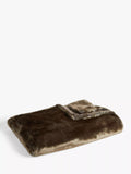 John Lewis brown faux fur throw, UK version