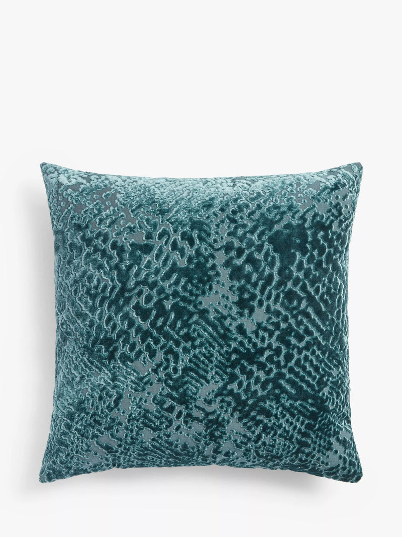 John Lewis velvet cushion duck feather 50cm (British brand)