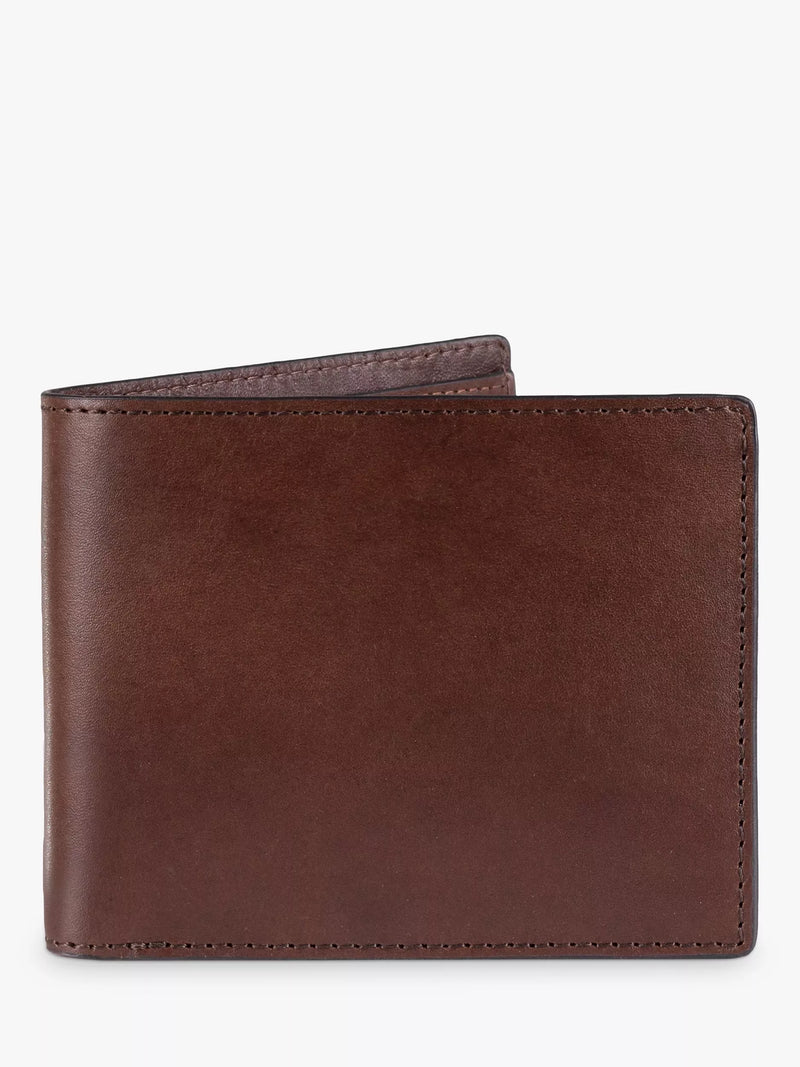 John Lewis vegetable tanned leather wallet bifold, UK version