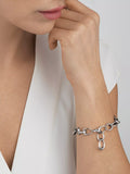 Georg Jensen Offspring Oval Link Bracelet 20cm, UK version