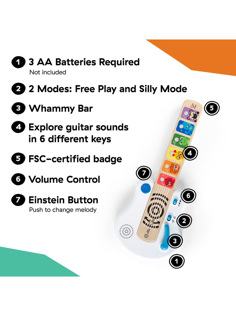 Baby Einstein Strum Along Songs Magic Touch Guitar wooden toy, UK version