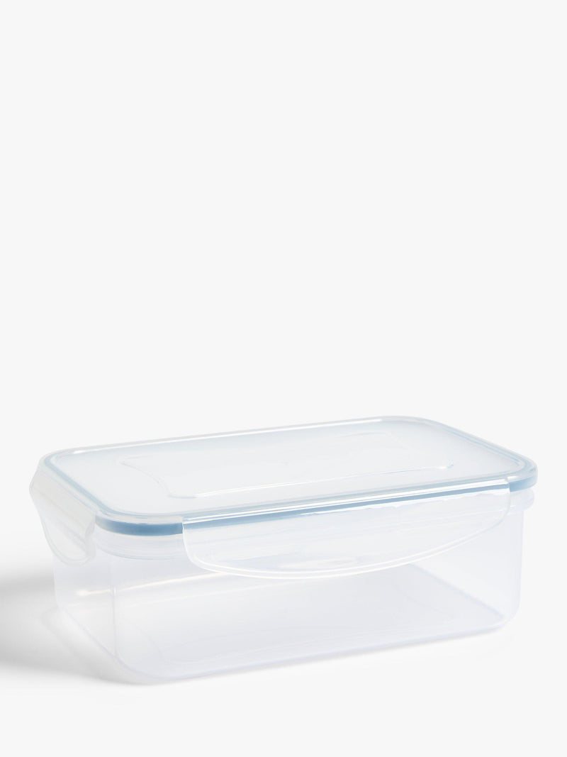 John Lewis plastic storage containers 1L clear, UK version