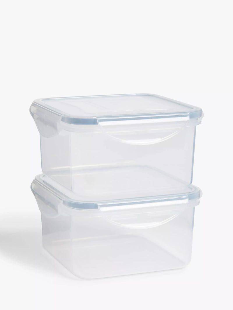 John Lewis plastic storage containers set of two 700ml (British brand)