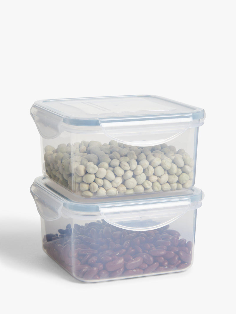 John Lewis plastic storage containers set of two 700ml (British brand)