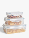 John Lewis nesting plastic storage containers set of 3, UK version
