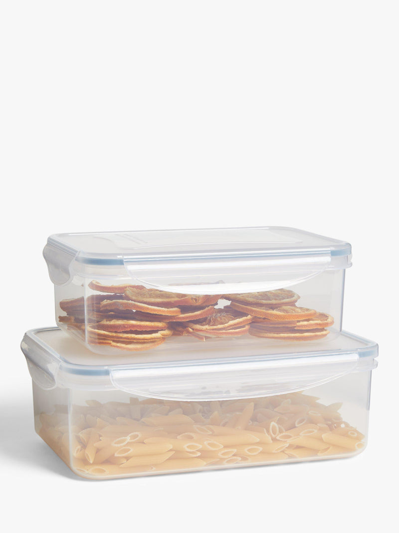 John Lewis nesting plastic storage containers set of 2 (British brand)