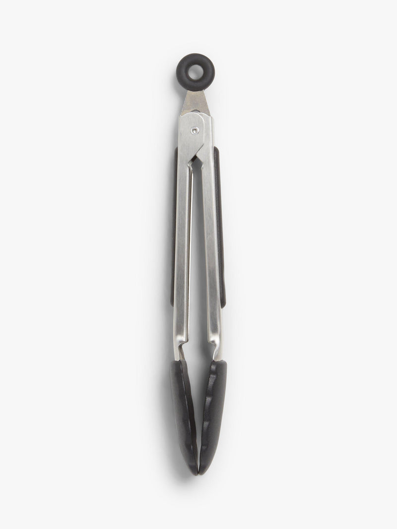 John Lewis stainless steel silicone head tongs 7, UK version