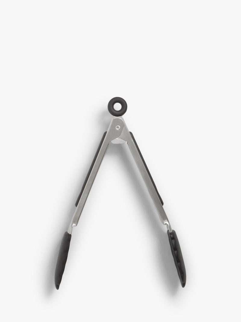 John Lewis stainless steel silicone head tongs 7, UK version