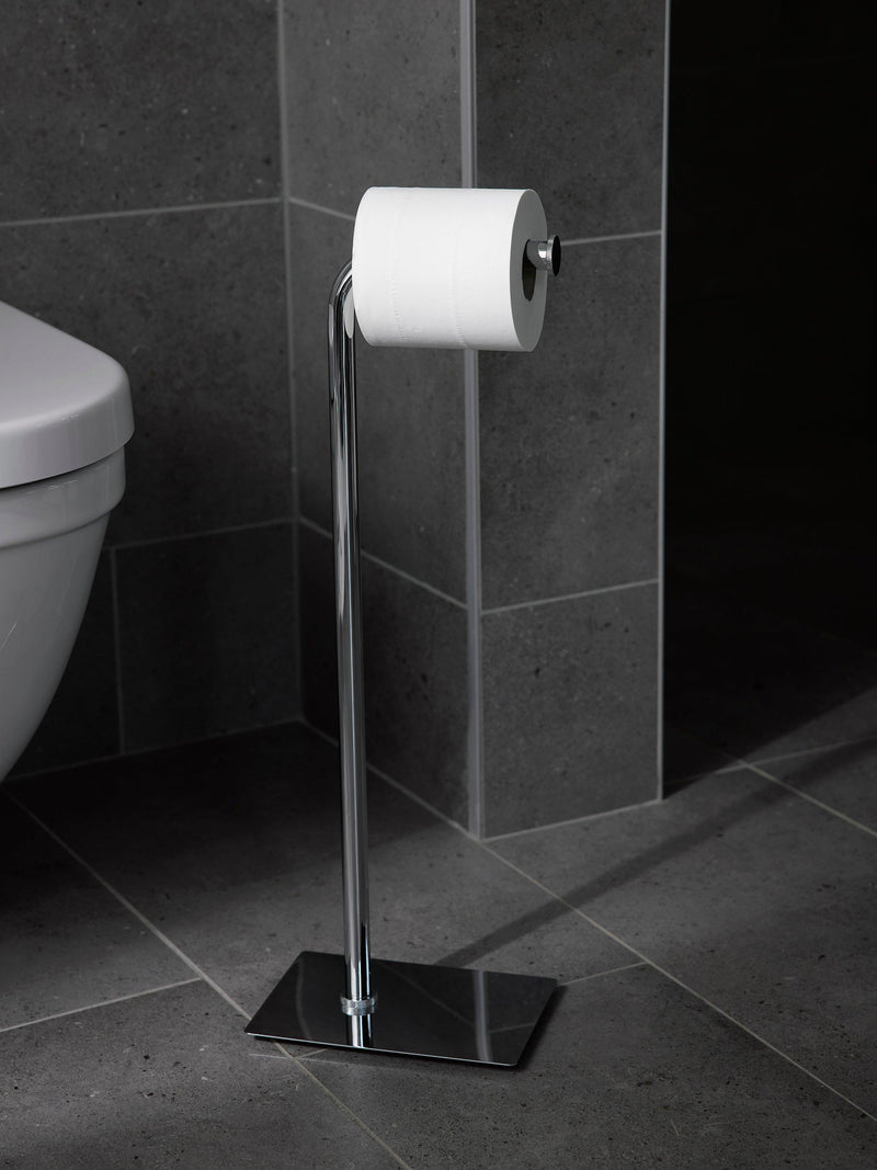 John Lewis Lux toilet roll holder in stainless steel - British product