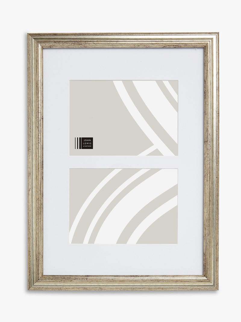 John Lewis Double Photo Frame Champagne 5x7 inch UK version