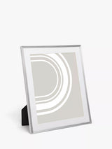 John Lewis John Lewis Ribbed Daya Photo Frame, Silver- Buy online at McGrocer