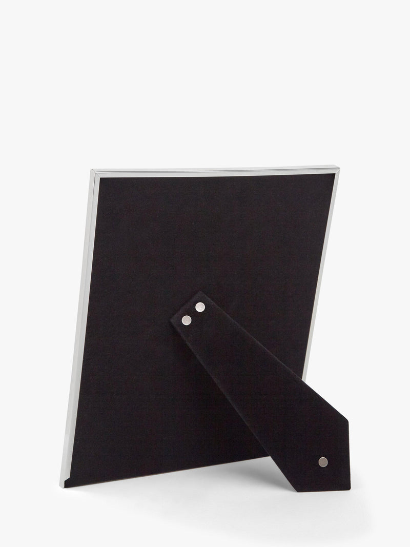 John Lewis Ribbed Daya Photo Frame, Silver