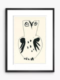 John Lewis Pablo Picasso 'Chouette' framed print white 47 x 37cm, UK version