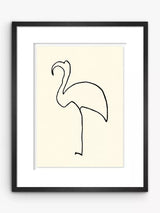 John Lewis John Lewis Pablo Picasso Le Flamand Rose 'Flamingo' Framed Print White 47 x 37cm- Buy online at McGrocer