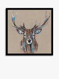 John Lewis Hearty Stag framed print 74.5cm - British product