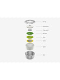 Joseph Joseph salad spinner and preparation set Clear/Green 4 Piece, UK version