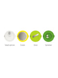 Joseph Joseph salad spinner and preparation set Clear/Green 4 Piece, UK version