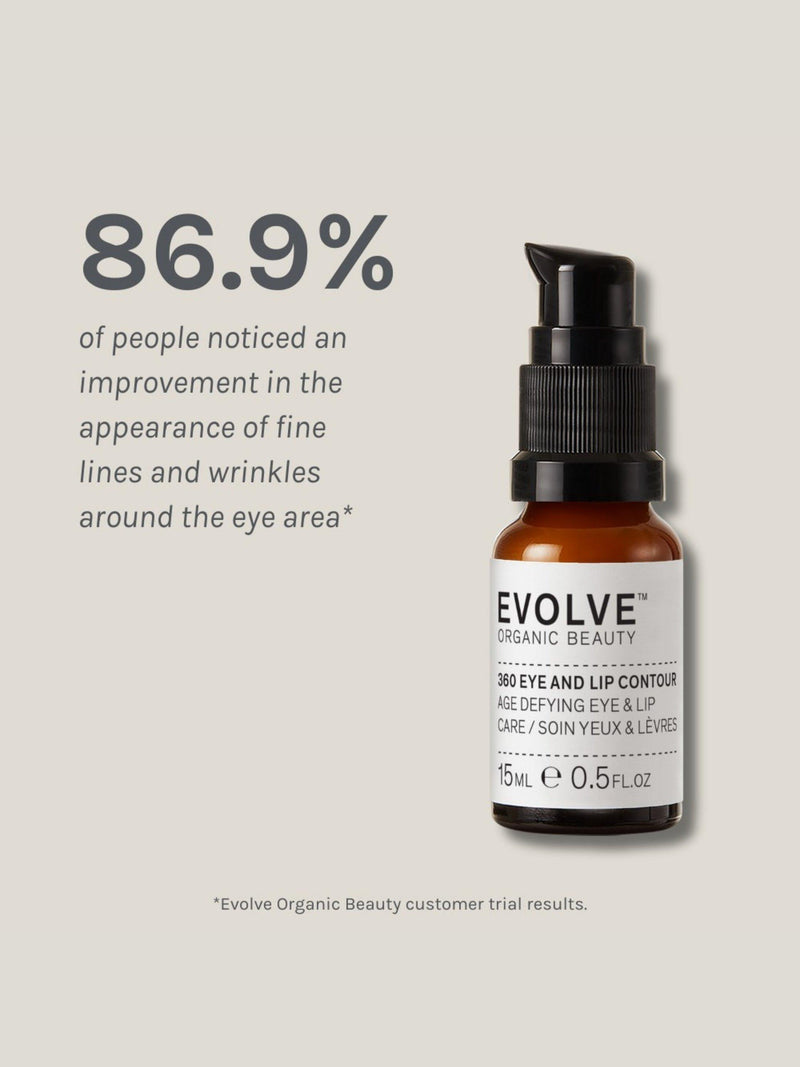 Evolve Organic Beauty 360 eye and lip contour cream 15ml - British product
