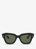 Ray-Ban RB2186 polarised square sunglasses black (British brand)