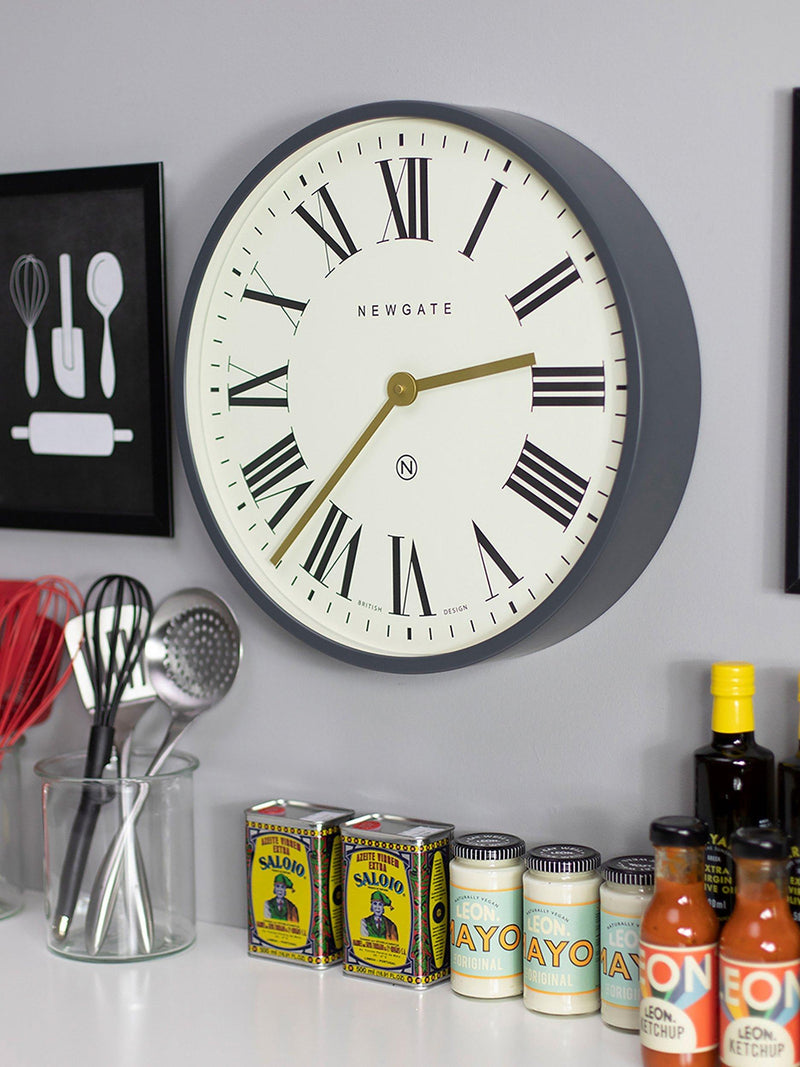 Newgate Clocks Mr Butler wall clock 45cm, imported from the UK