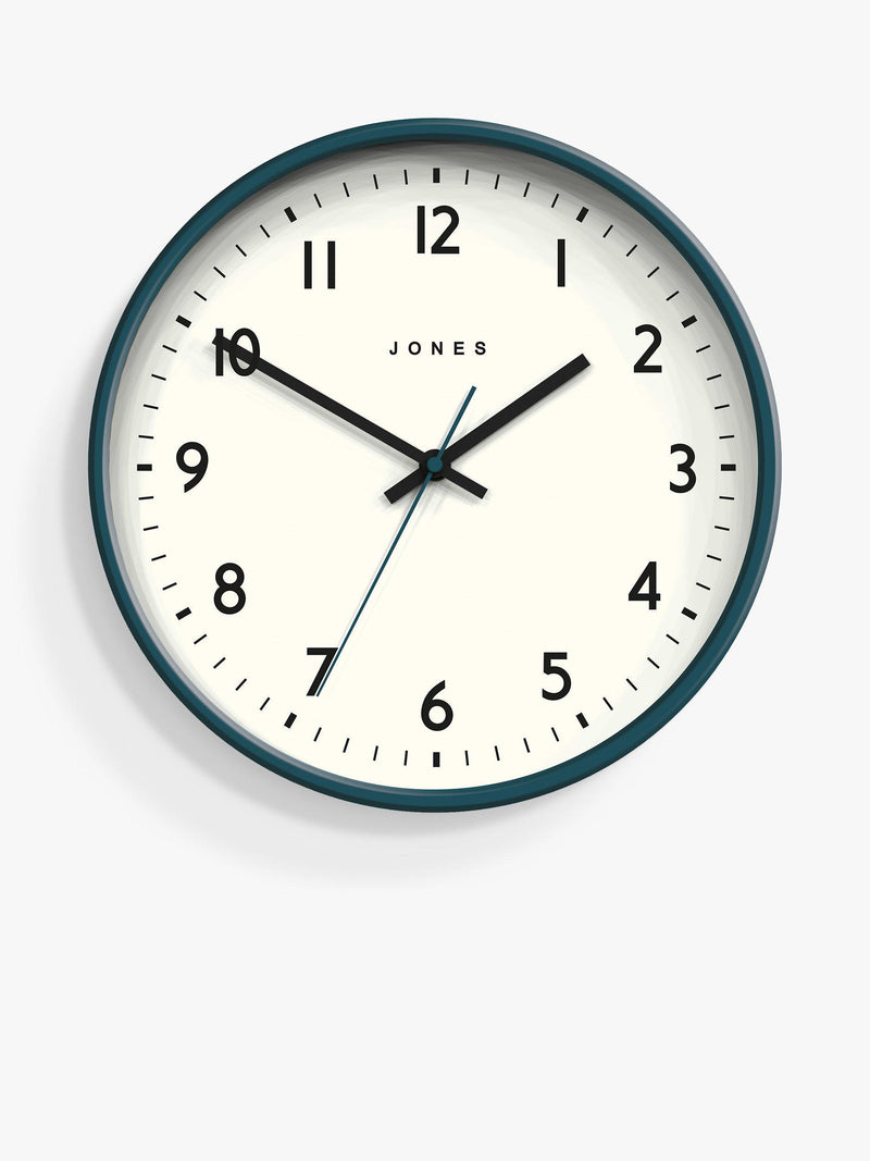 Jones Clocks Jam analogue wall clock 30cm, UK version