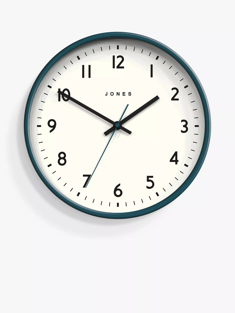 Jones Clocks Jam analogue wall clock 30cm, UK version