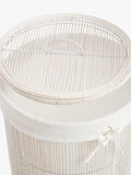 John Lewis bamboo laundry basket white (British brand)