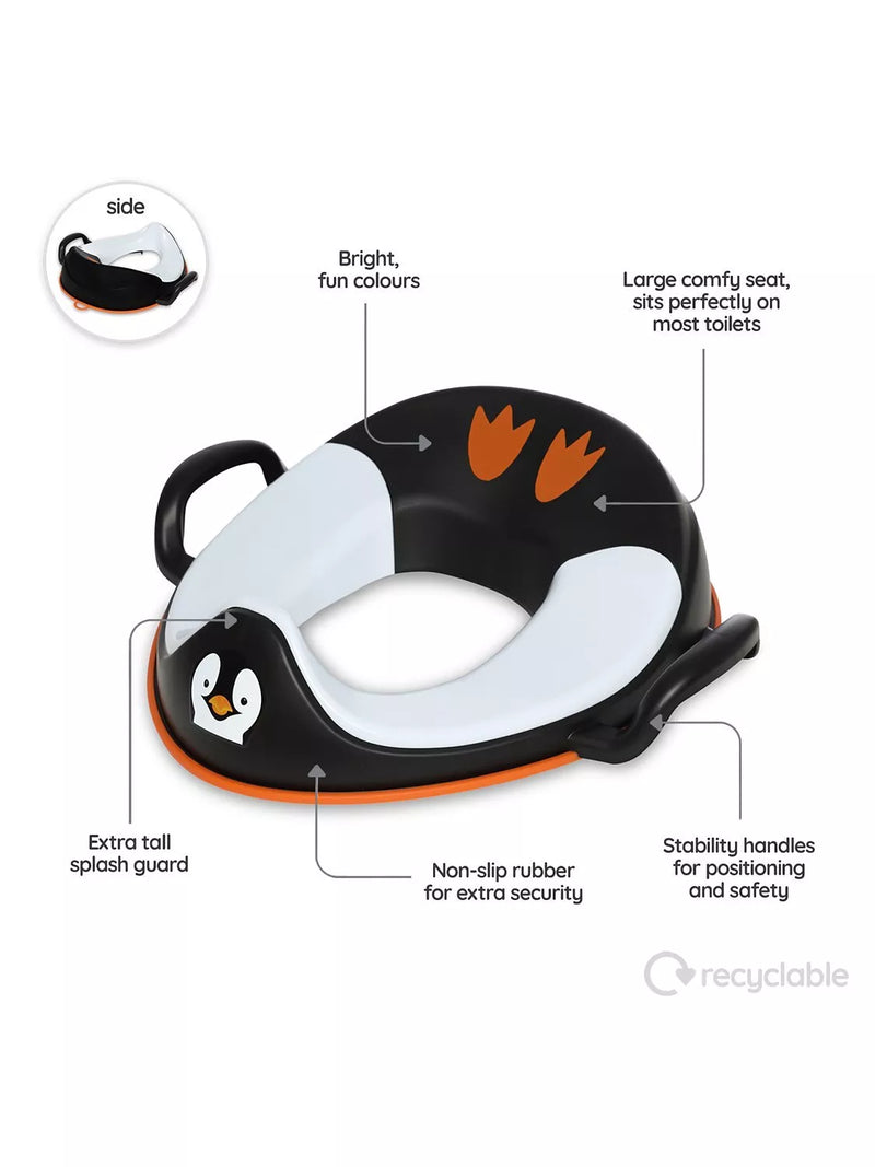 My Carry Potty My Little Trainer Seat Black Penguin, imported from the UK
