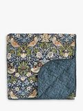 Morris & Co. Strawberry Thief Bedspread, Indigo