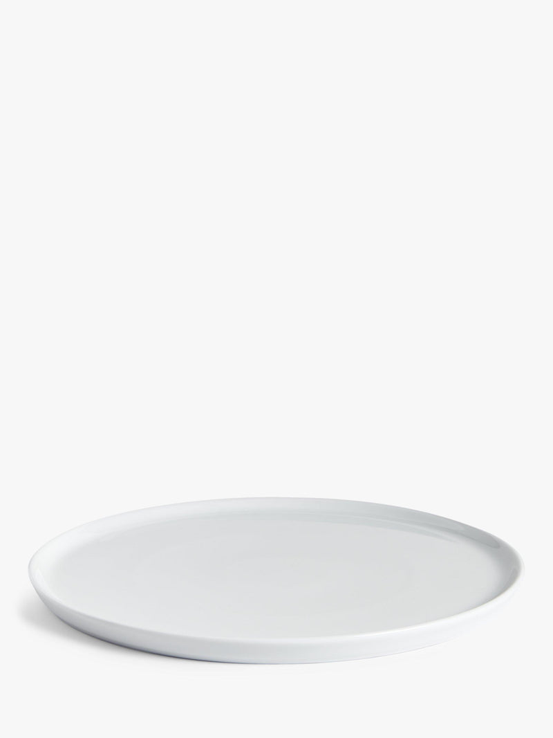 John Lewis white porcelain round serving platter, 32cm, UK version