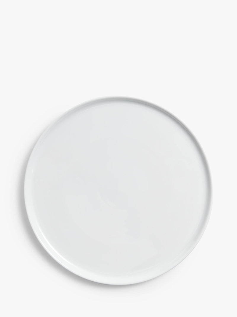 John Lewis white porcelain round serving platter, 32cm, UK version