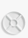 John Lewis chip and dip serving dish white 26.4cm, UK version