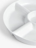 John Lewis chip and dip serving dish white 26.4cm, UK version