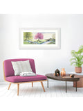 John Lewis framed print Riverbank Bunnies 55x111cm, UK version