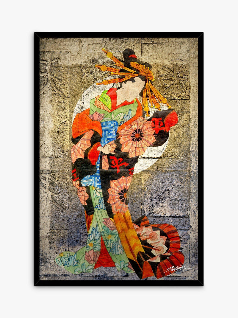John Lewis framed geisha prints set 62x42cm (British brand)