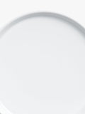 John Lewis porcelain side plate white 21.5cm, UK version