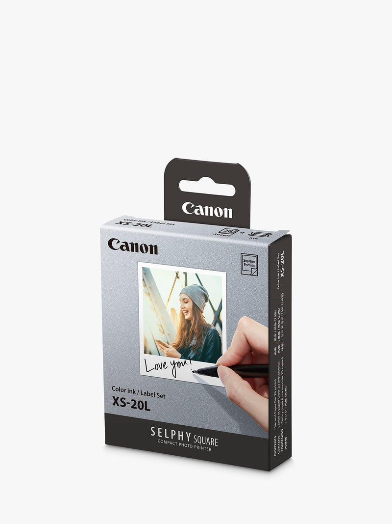 Canon XS-20L square photo paper print pack 20 prints, UK version
